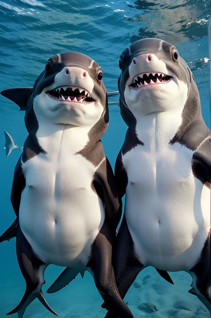 Cute sharks 