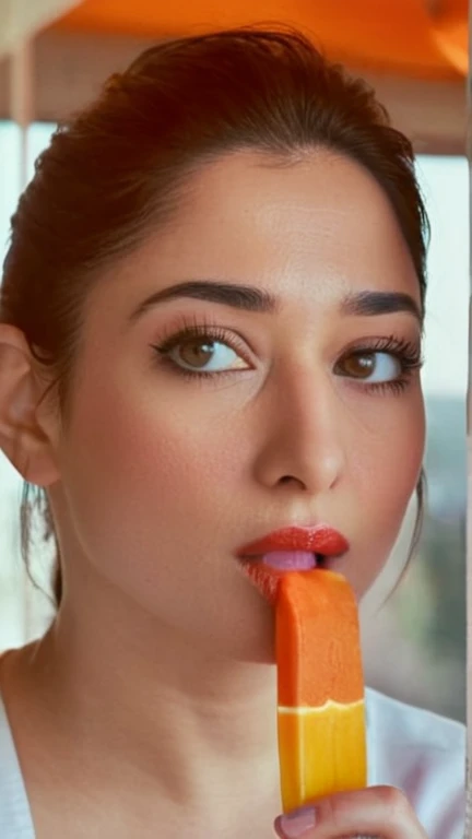 cinematic still highly detailed face, sucking a popsicle,((tamhwx woman)), beautiful eyes . emotional, harmonious, vignette, 4k epic detailed, shot on kodak, 35mm photo, sharp focus, high budget, cinemascope, moody, epic, gorgeous, film grain, grainy, (Raw photo:1.1), ((Full body Portrait)), Persian girl, ((tamhwx woman)) , by Steve Henderson, (white, Minimalism but extremely beautiful:1.4), (intricate details, masterpiece, best quality:1.4) , in the style of nicola samori, Cel Shaded Art, 2D, flat color, toon shading, cel shaded style, looking at viewer, outdoors, day, highly detailed face, ((tamhwx woman)), beautiful eyes, cute, enchanted, magic, stunning, intricate, elegant, highly determined, colorful, light, divine atmosphere, sharp focus, inspired, glossy, illuminated, complex, fine detail, professional, ambient, new, expansive, dynamic color, artistic, symmetry, best, polished, futuristic, cool, awesome