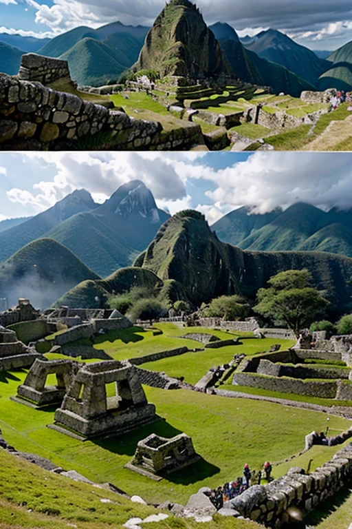 stonehenge, machu picchu, and ancient artifacts. Mysterious background music.)