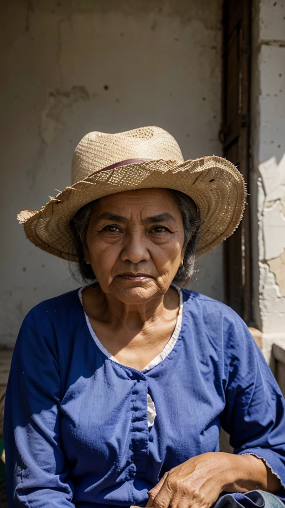 image of a Mexican old woman