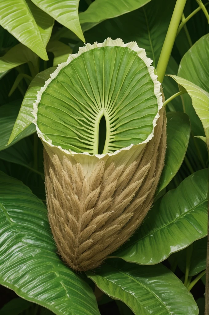 I want art with details about biology, with animals and flowers, fern, and other Pantanal plants and Pantanal animals as well, a strong green heart paleta, light green, and some shades of beige