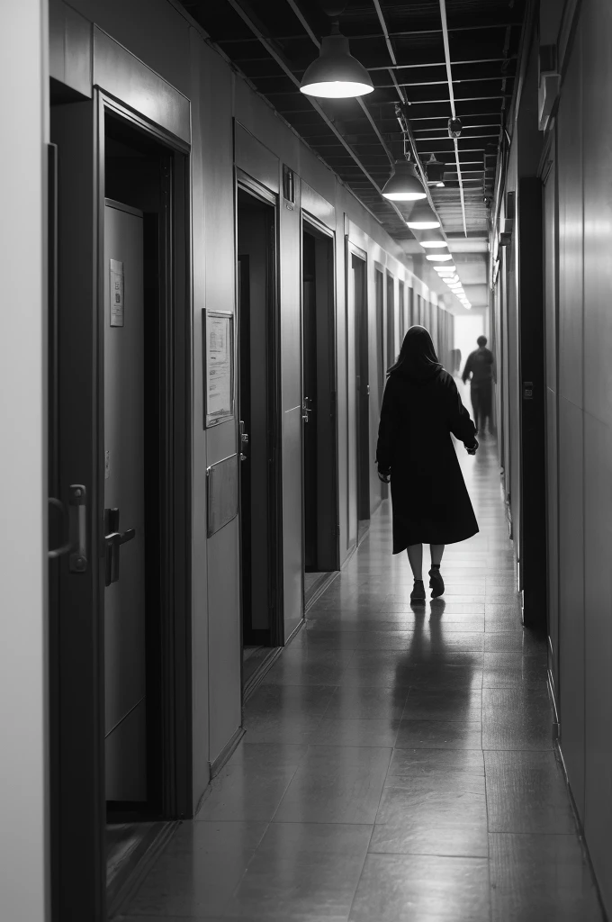 each and every day, promptly at 12:08 p.m., the bell echoed through the empty corridors. The employees looked at each other, their looks filled with apprehension as the security cameras revealed nothing but deserted hallways. Murmurs about the building's dark past resonated in the hallways., feeding everyone's imagination.