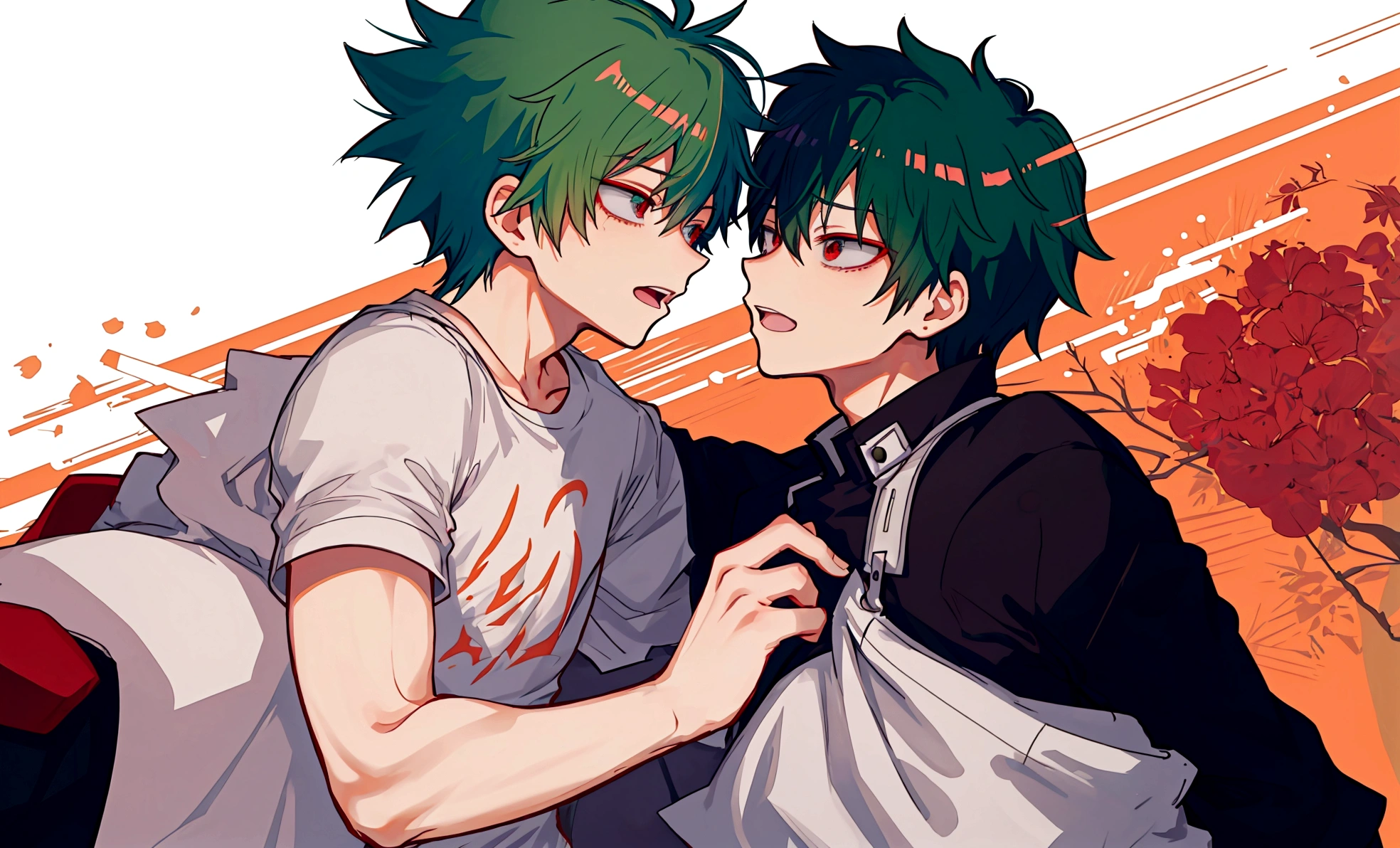 Yaoi,deku x todoroki, midoriya izuku facking todoroki shoto, hard sex, 