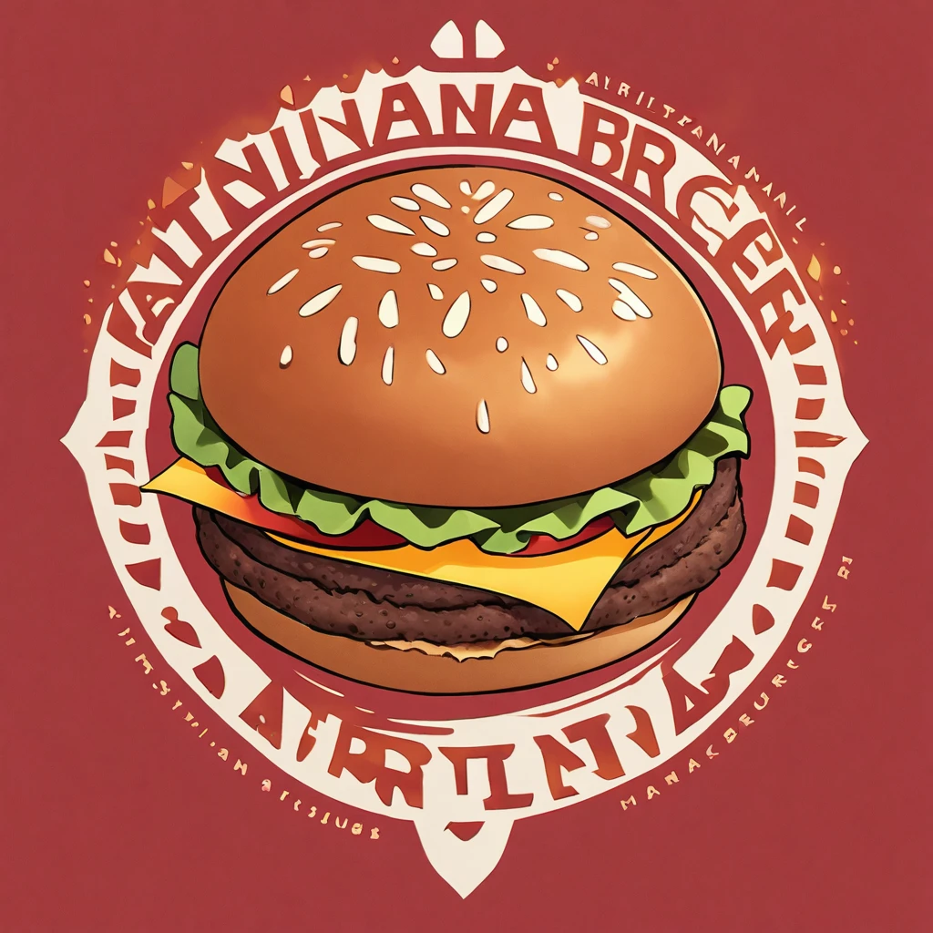 Logo for artisanal hamburger 