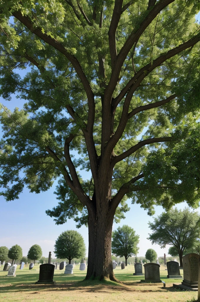 Tree grown in grave yard