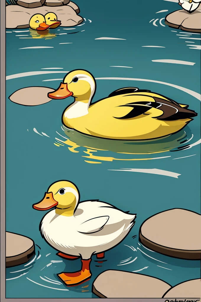 Create a duck comic