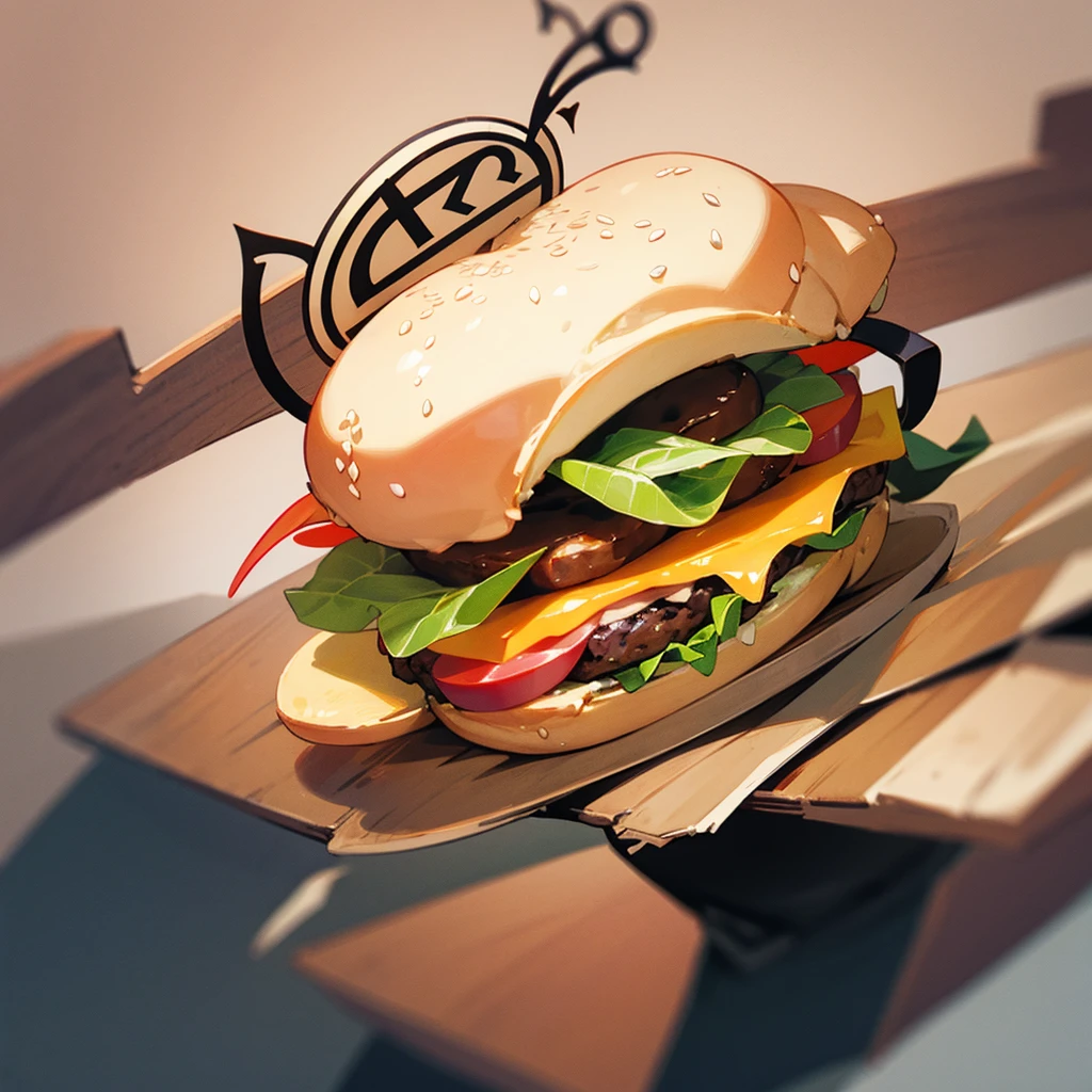 Logo for artisanal burger restaurant
