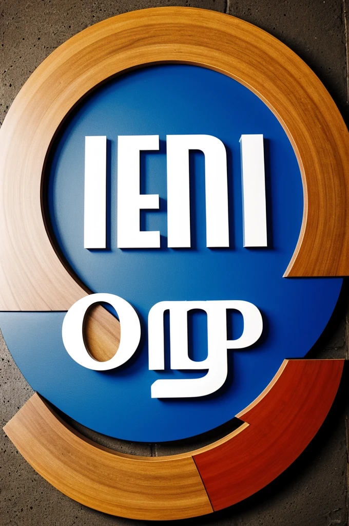 Create a logo that involves the words epo and blog in a circular shape with a shield in the background
