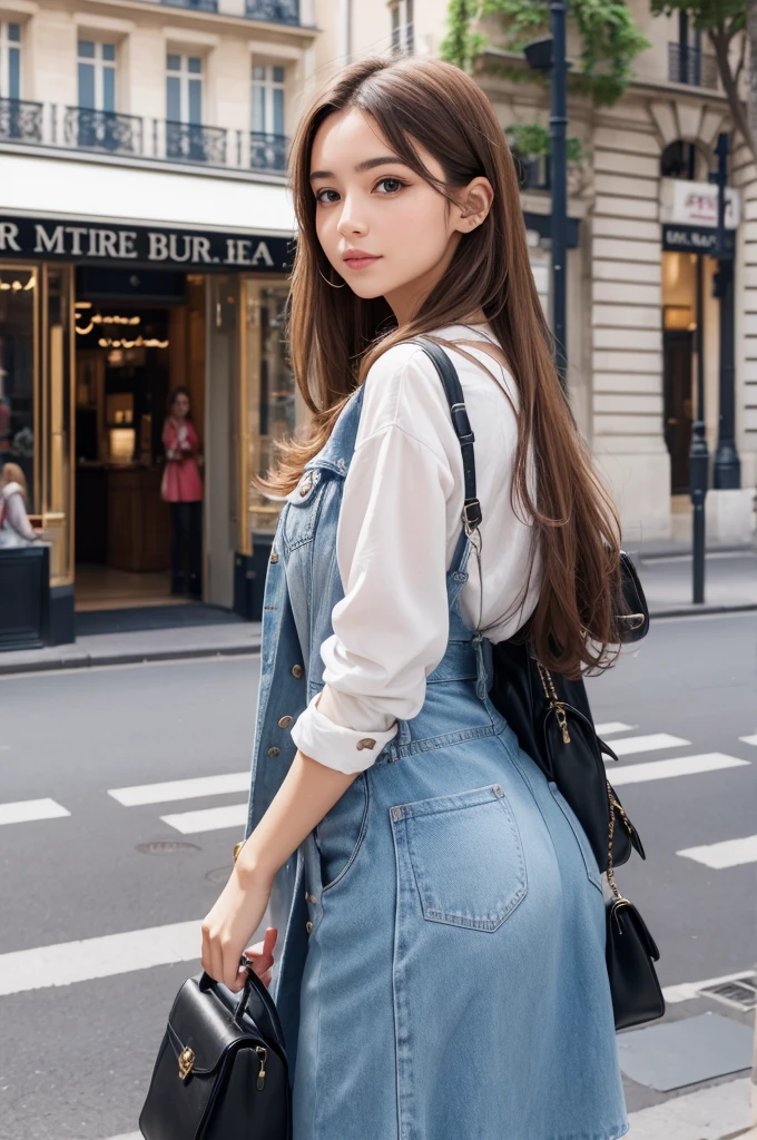 A beautiful girl in Paris