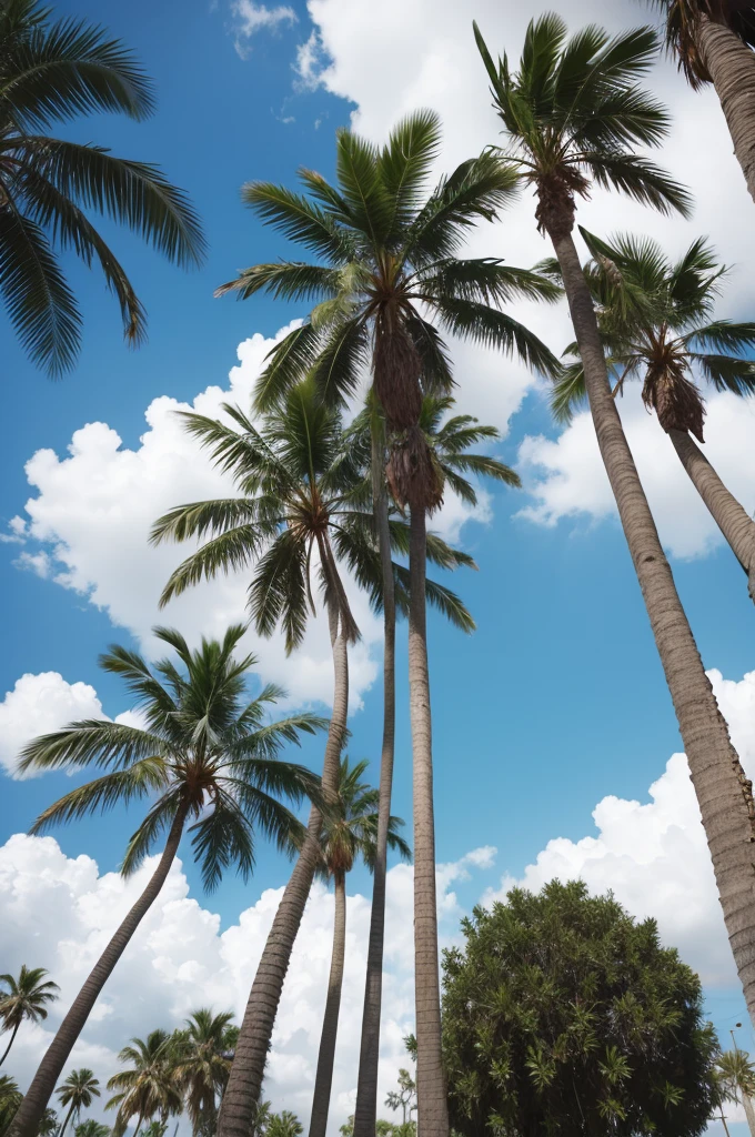World of palm trees