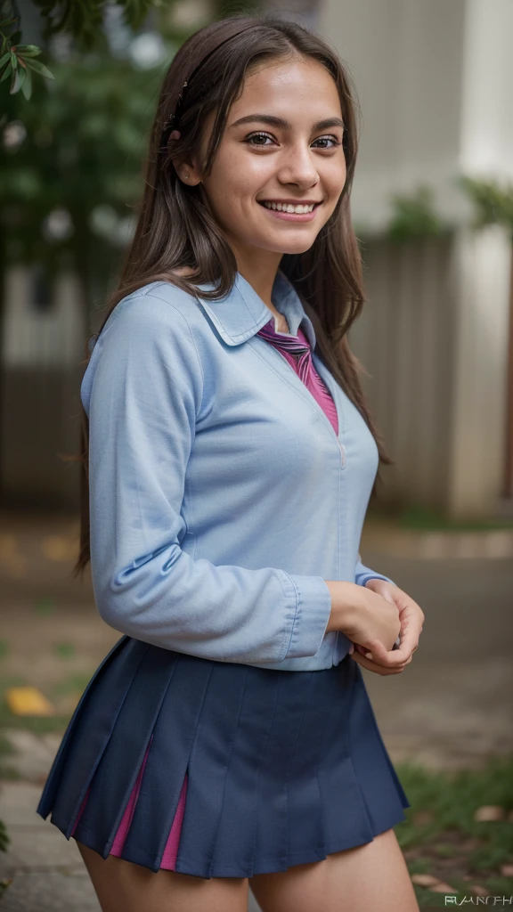 (((realistic photography))), portrait, (smiling face:1.3),, beautiful middle school girl, looking at viewer, (school uniform:1.2), (environment details:1.3), (RAW Photo, cg unity, photography, ultra realistic details, sharp focus, detailed skin,4k, high-res, masterpiece, best quality, realistic, vibrant:1.2),, (8k,4k, UHD, high resolution, professional), detailed background,