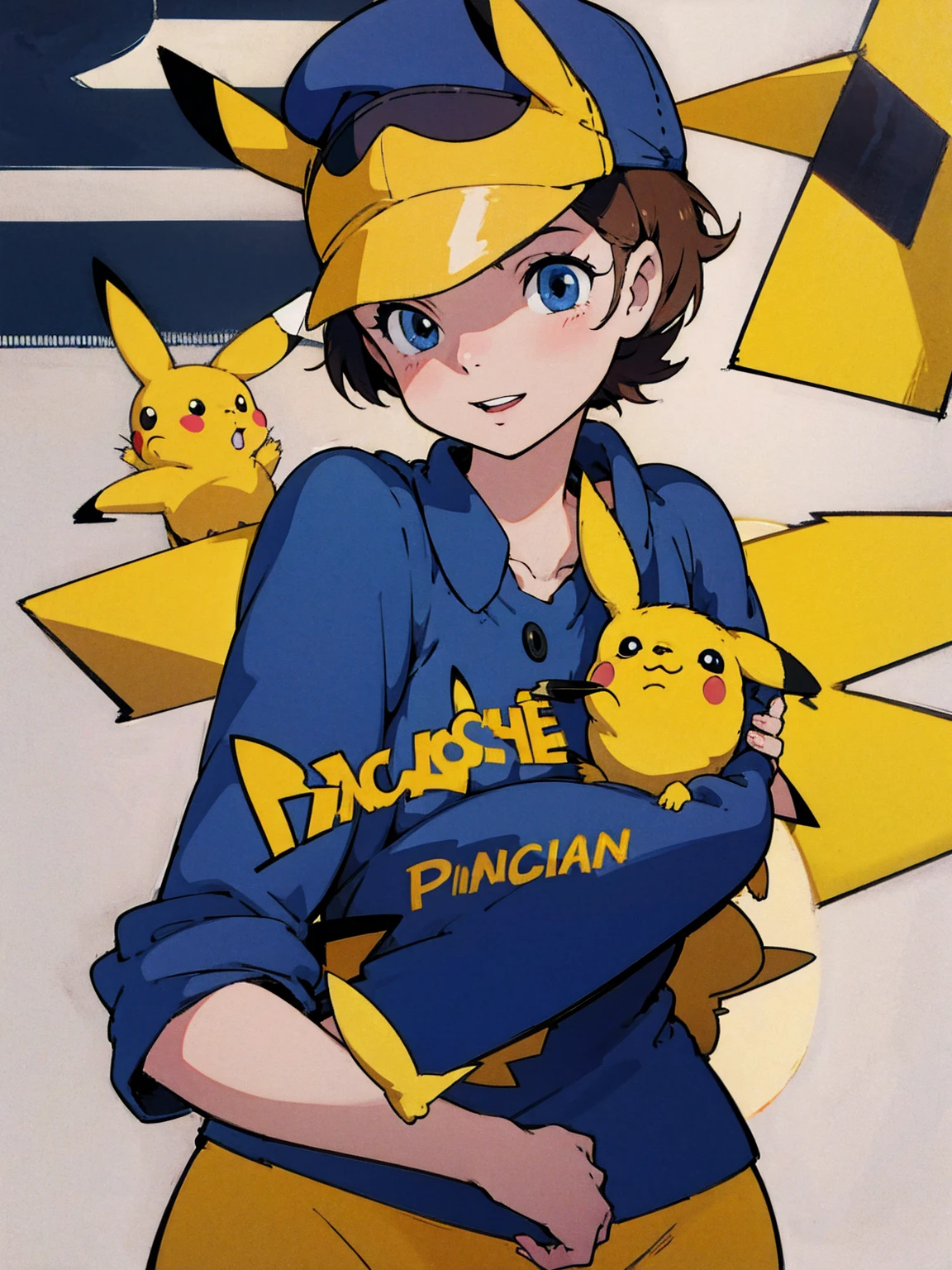 Pikachu girl with cap