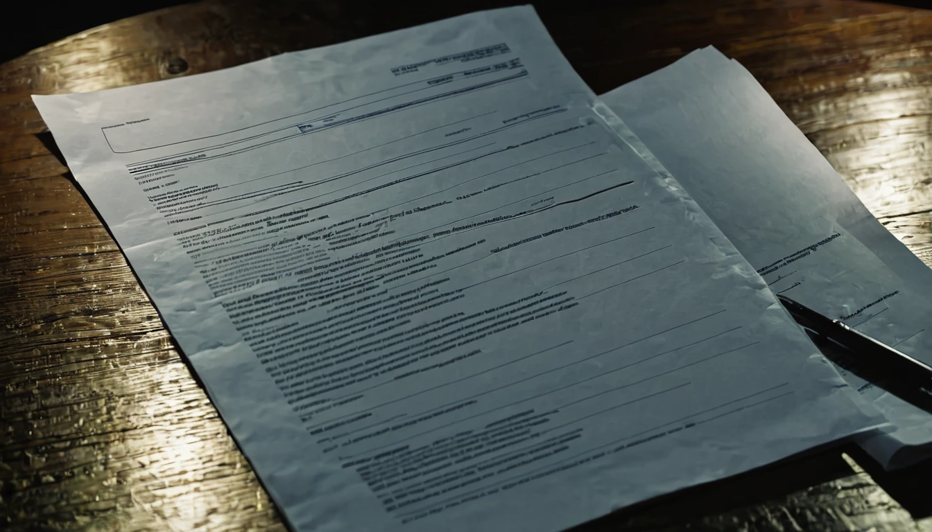 Report paper on table,night