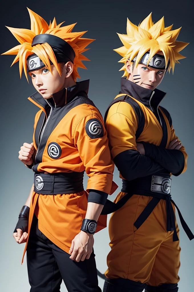 Naruto and Goku