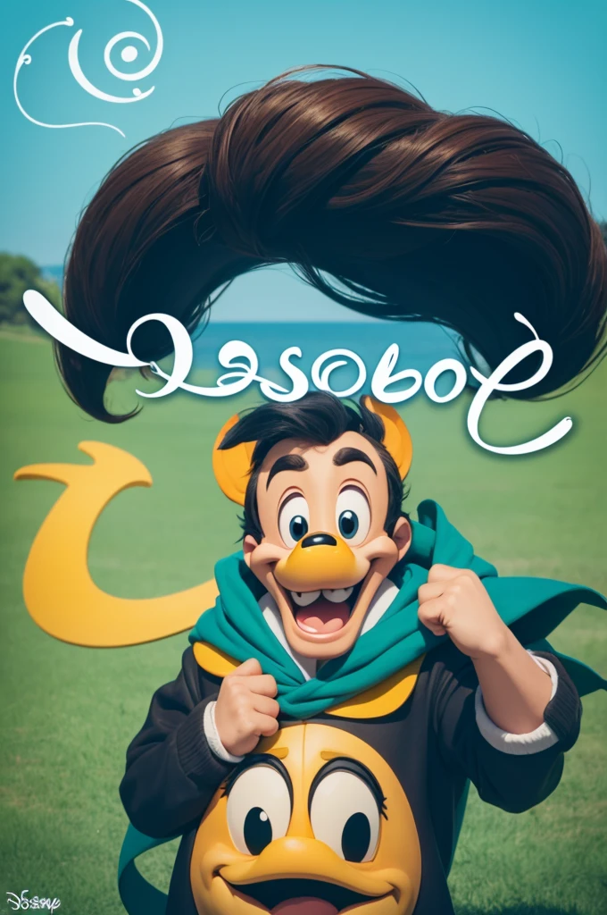 The name Gustavo with Disney font