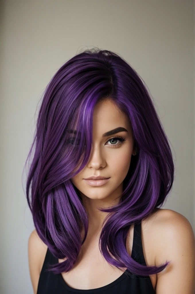 PURPLE HAIR 