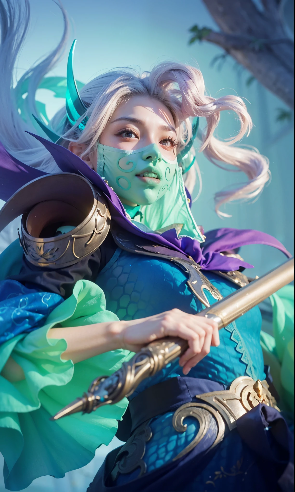 a close up of a girl , detailed hair , big booobs , shadowbringers cinematic, 4 k detail fantasy, a beautiful fantasy empress, game cg, xianxia fantasy, xianxia hero, 2. 5 d cgi anime fantasy artwork, cinematic goddess close shot, ruan jia and artgerm, wow 4 k detail fantasy, hyper-detailed fantasy character, high definition, hyper- detailed,perfect, fantastic, detailed facial and body skin texture, detailed vagina (pussy), detailed eyes .