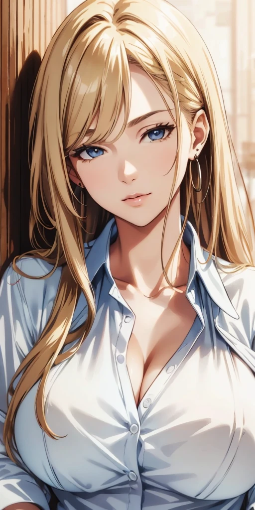 (best quality, highres), portrait, upper body, cool type adult woman, long hair, swept-side bangs, [[[brown hair]]], blonde hair, brown eyes, turtle neck tank top, big , plain wall, ultra detailed cg,
 Masterpiece, top quality, highest definition, one big dog, like a model, beautiful, perfect proportions. Shirt, mini tight skirt. In a grassy field, a woman is , and a big dog stands up and puts his paws on her back  her.
The woman's face is bright red and flushed with embarrassment.



