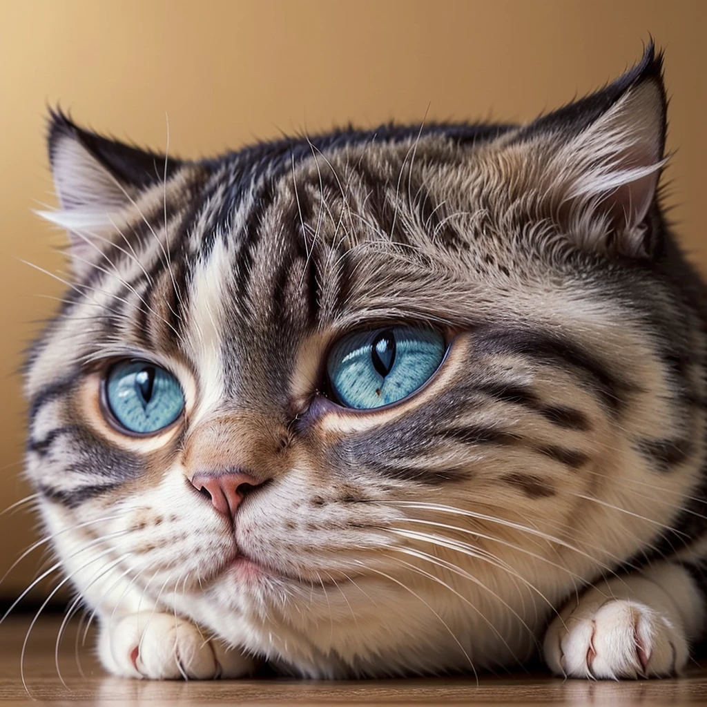 Cat, (maximum quality:1.4),(Masterpiece artwork:1.3),(sharp focus:1.2),(Photorealistic:1.4),(beautiful cat in perfect style:1.4),(droopy eyes:1.2),(soft hair without bangs),photo by full body,(cute cheeks:1.3) surreal panoramic 3d background