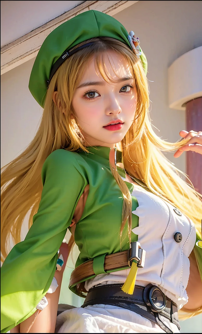 (8k, RAW photo, photorealistic:1.25) ,( lipgloss, eyelashes, gloss-face, glossy skin, best quality, ultra highres, depth of field, chromatic aberration, caustics, Broad lighting, natural shading,Kpop idol), looking at the viewer, goddess-like happiness, :1.5, nipslip, fullbody