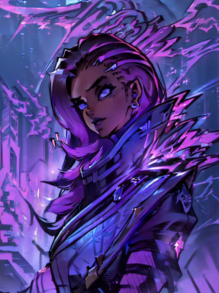 (work of art, maximum quality, best qualityer, offcial art, beautiful and aesthetic:1.2), (1 girl:1.4), extremely detaild, sombra, sexly, whole body, pose sexly, nearly naked