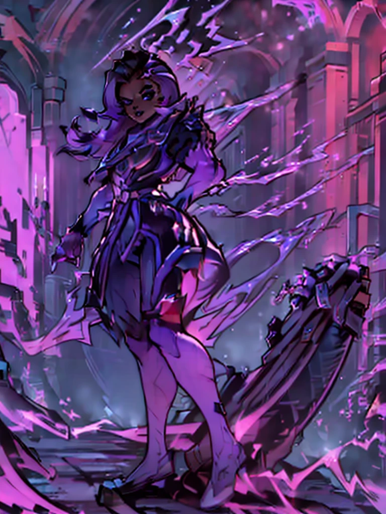 (work of art, maximum quality, best qualityer, offcial art, beautiful and aesthetic:1.2), (1 girl:1.4), extremely detaild, sombra, sexly, whole body, pose sexly, nearly naked