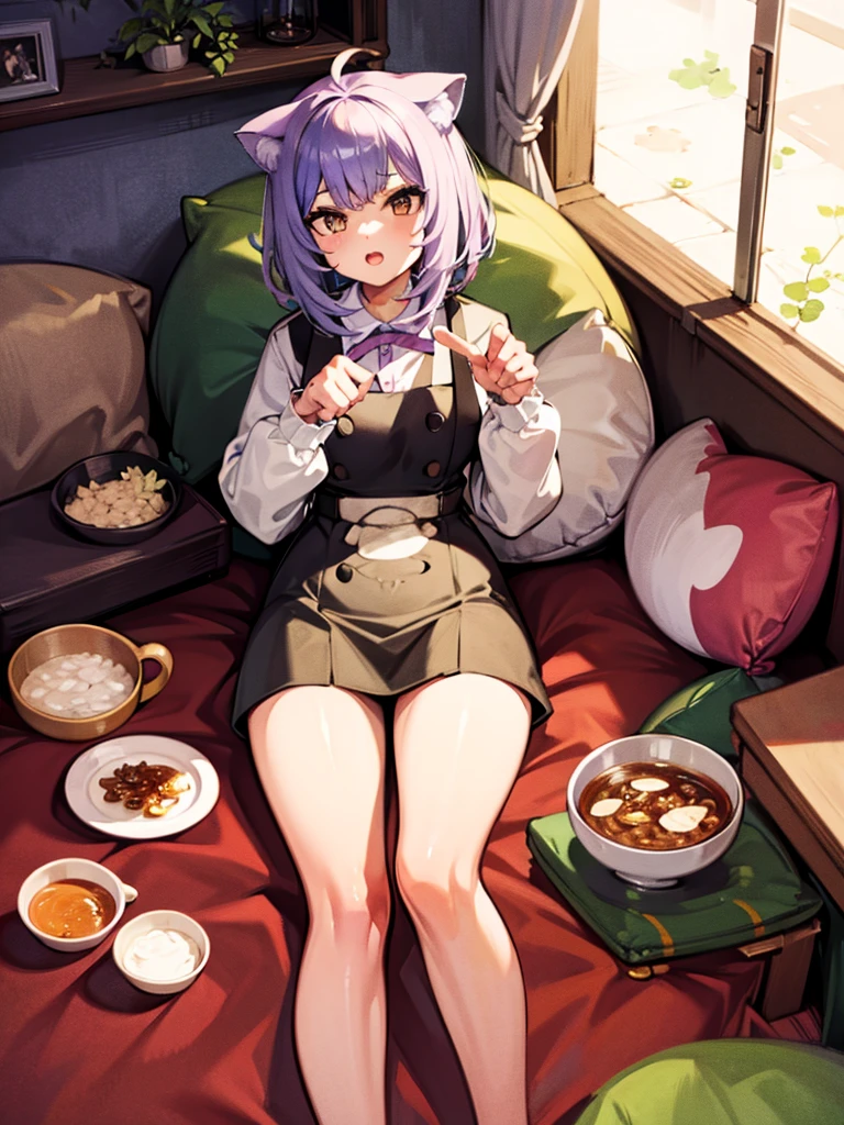Cat and small porridge