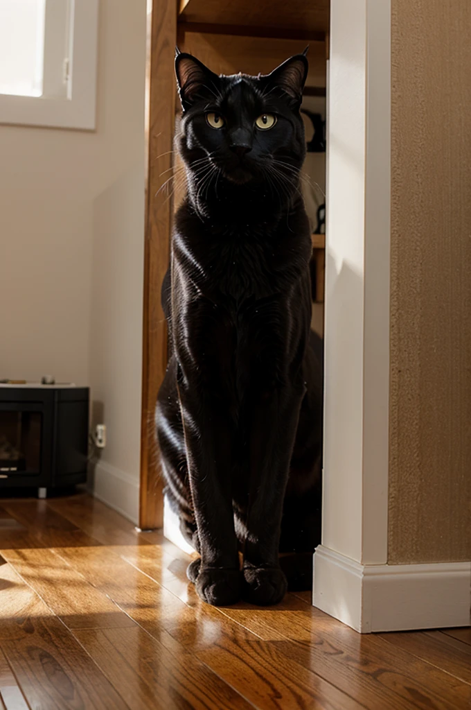 Cat big than human