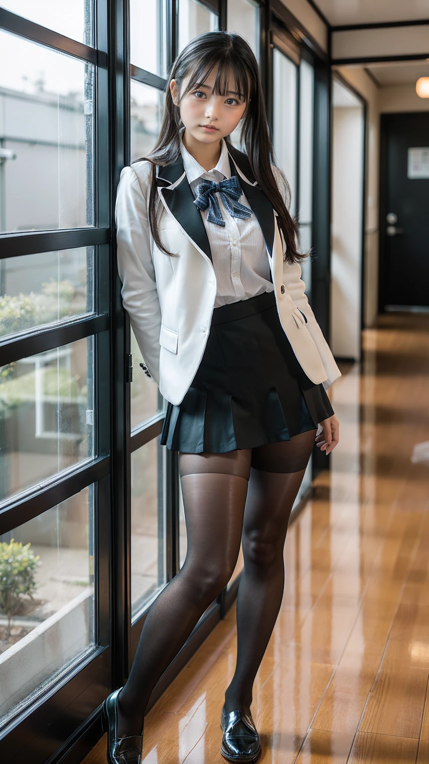 Great quality、8K、flying debris、(RAW Photos:1.4)、High resolution、((Composition away from the subject))、((顔から足首までのFull body photo))、((Perfect ???????))、1 female 14 years old、Small build、Detailed skin、Glowing Skin、Baby Face、double eyelid、eyes with long eyelashes、Small face、smile、Open your mouth、Staring out the window in the school hallway、Stretch your back、The windows provide natural light、Realistic school scenery、middle School girl、Blue and grey school bag on shoulder、Slender and delicate body、Small breasts、A blazer uniform with green lines、girl 、Check skirt、healthy、young woman、black tights、black tights、(Semen is an opaque white liquid),Contrast of black stockings and white semen、I can see it clearly、(A lot of white semen flows on black stockings), Brown loafers、loafers、Full Body Shot、Beautiful Hairstyles、Accentuates very slim legs(Please take a picture from the front.), (8K), (Highest quality: 1.5), (Realistic: 1.1), 超High resolution, Very detailed, Golden Ratio, (Two tall Japanese high school girls), 24-years-old, (F Cup Big:1.7), Huge breasts((Breast fullness)), Cleavage, (Two Sisters), (Full body photo), (Very cute face, Overlooking here, Keep your hands on your hips, Stand with your feet shoulder-width apart), Simple uniforms, The sisters wear the same uniform., (Wearing a Japanese office lady uniform), Long sleeve uniform, ((thick and long legs)), ((Very wide thighs:1.6)), ((Very long legs:1.4)), (I always wear black pantyhose), (Tight miniskirts have no shine、Very short), (Oily shiny black pantyhose),(Semen is an opaque white liquid),Contrast of black stockings and white semen、I can see it clearly、(A lot of white semen flows on black stockings),  (ヒールが高いハイヒールloafersを着用) , Please take a picture from the front, (8K), (Highest quality), (Realistic), (Three tall Japanese high school girls), 24-years-old, F Cup Big, Three Sisters, (Full body photo), (Angry with a super cute face, Angry face, Overlooking here, Arms crossed to accentuate cleavage, (Very wide thighs), (Plump legs), (They always wear black stockings.),Simple uniforms, The sisters wear the same uniform, Wearing a monochrome Japanese uniform, Street Snap, Japanese blonde hair, blonde hair, short hair, hairband, glaring, furrowed brow, makeup, grimace, scowl, Surrealism, first-person view, first-person view, Wide-Angle, uhd, anatomically correct, super detail, 16K, Full-body shot of a woman wearing a pleated mini skirt and black stockings, Korean girl, ( Ivory Black ), Choi Hong-hwa, Lee Ji-eun, Lee Ji-eun, Korean women's fashion model, Ulzzang, Korean, sakimichan, Jaeyoung Nam, Kim Tae-jun, Micro Mini Skirt, (スカートがVery short), (Very long legs), (Very wide thighs), (Plump legs), (She always wears black stockings.), (Wearing brown platform high heels), Accurate high heels,(Semen is an opaque white liquid),Contrast of black stockings and white semen、I can see it clearly、(A lot of white semen flows on black stockings), (Semen is an opaque white liquid),Contrast of black stockings and white semen、I can see it clearly、(A lot of white semen flows on black stockings), (Semen is an opaque white liquid),Contrast of black stockings and white semen、I can see it clearly、(A lot of white semen flows on black stockings), 