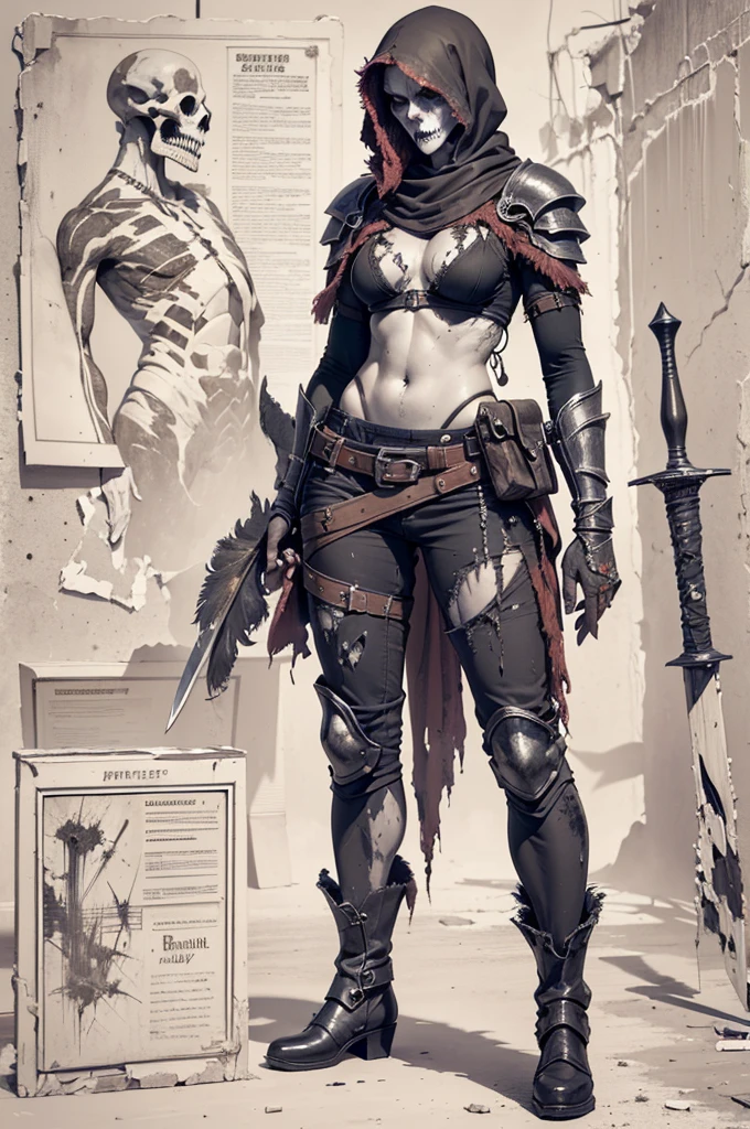 character design sheet by ashley_wood, best quality, masterpiece, Representative work, official art, Professional, Ultra intricate detailed, 8k