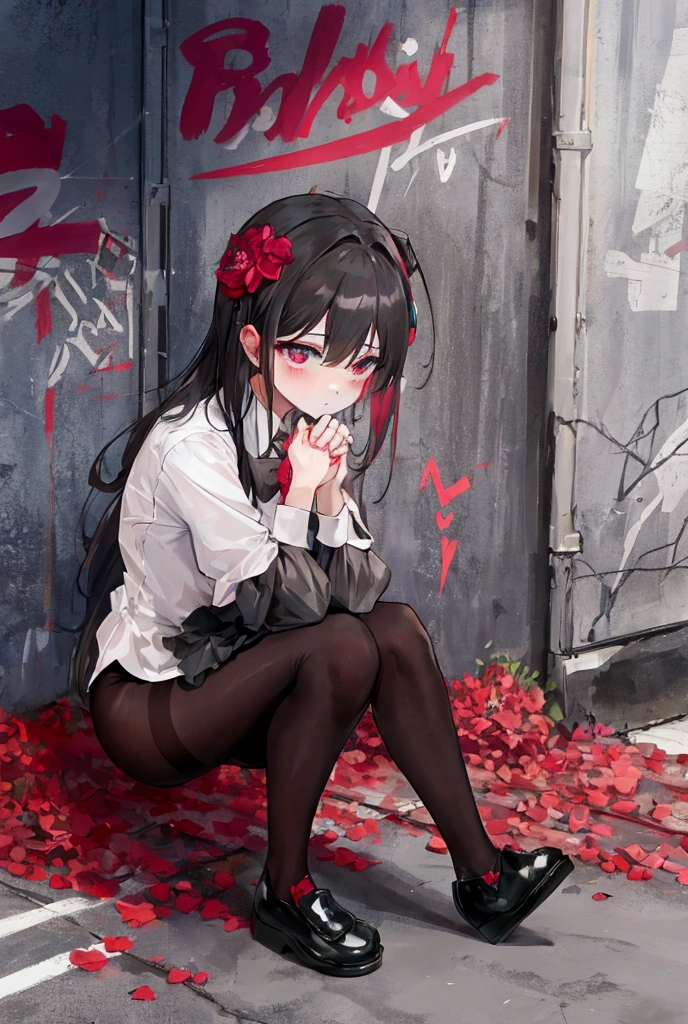 arrive, Slate Thick, Ruby Pantyhose, With flowers, Squat, Dance, Graffiti