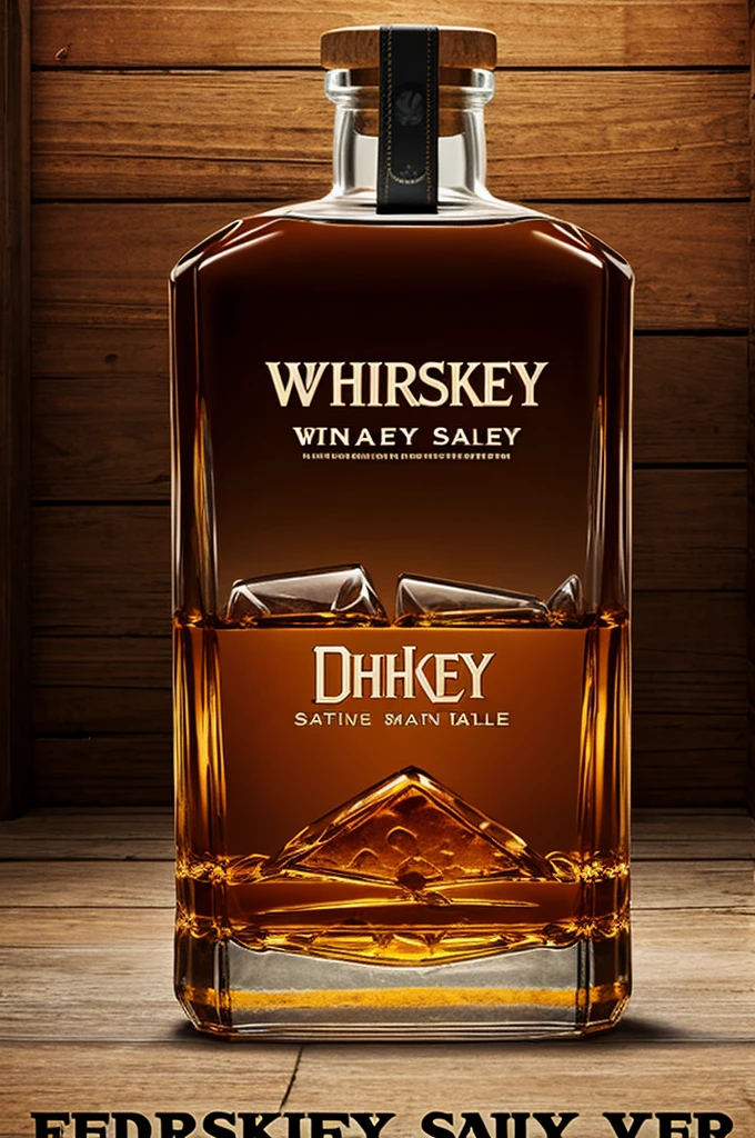 Whiskey sale advertisement