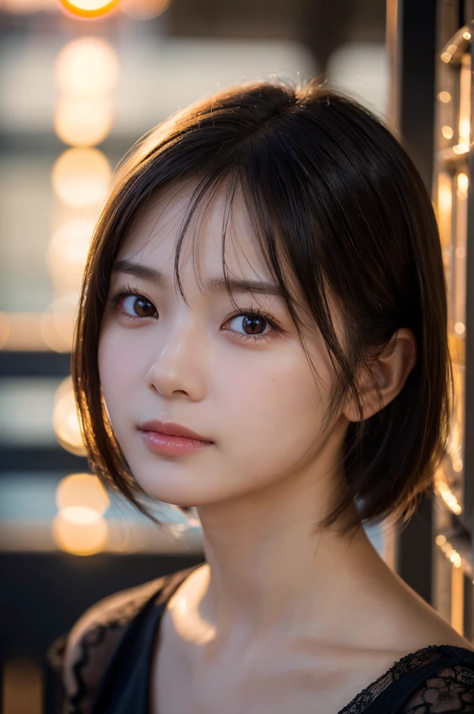 8K、Two beautiful girls, 15 and 15 years old,,A little sad look,Rembrandt Lighting,(Photorealistic:1.2), (Highest quality), (Detailed skin:1.3), (Intricate details), Ray Tracing,Two Girls, In detail,real,RAW Photos & Realistic atmosphere,、,Detailed lips,Beautiful, shining lips, Detailed face、Cheek to cheek, in the sea、Strong winds (Highest quality,masterpiece:1.3,Ultra-high resolution),(Very detailed,Caustics,8K),(Realistic:1.4,RAW shooting), In detail,real,Scattered beneath the surface,(blush:0.5), Detailed skin texture,Japanese,cute,Black long and short hair,Looking at the camera,Collarbone Bare Skin,(Face Focus:1.1),(Face close-up:1.1),Sunset,Natural light