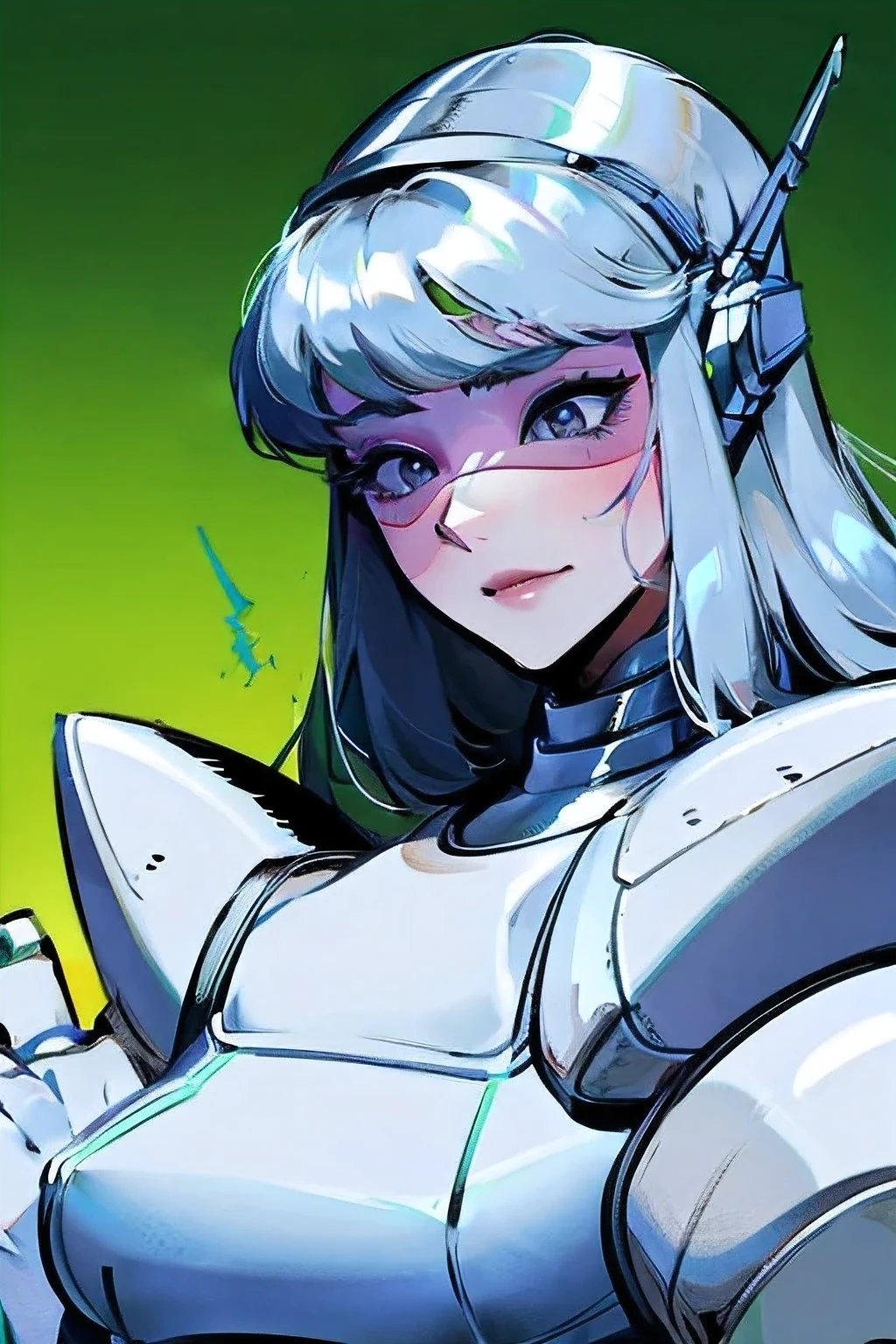 empty eyes,Robotized woman,robot transformation