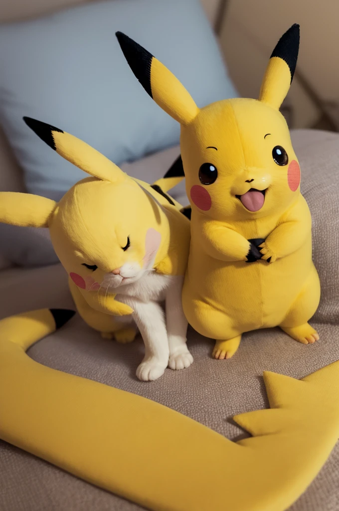 Create 1 Pikachu with pajamas