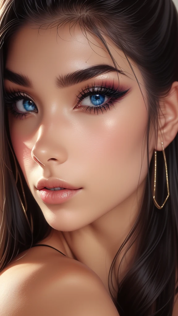 japanese beautiful lady, very beautiful face, mature female, realistic photo, master pieces, high quality, super real detailed, perfect anatomy, nai3, cool, long eyelashes, japanese beautiful wife, blue archive, asuna, blue eyes, long hair, halo, hair over one eye, masterpiece, best quality, perfect, highres, fullbody,