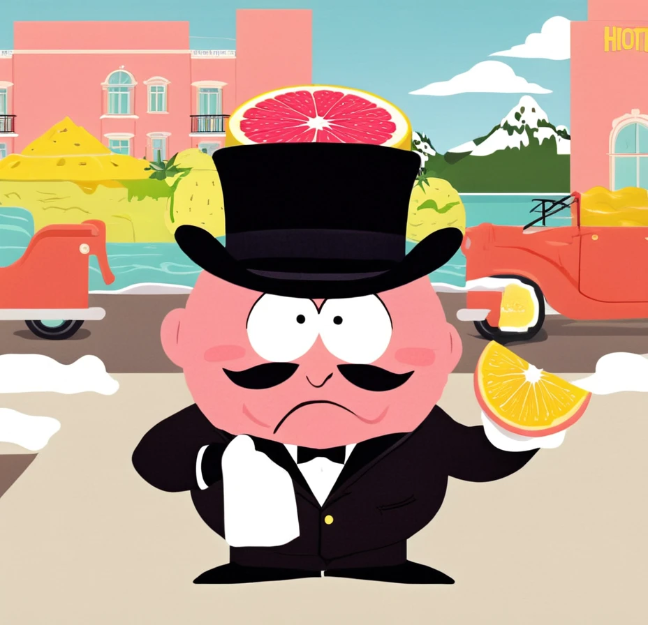 Grapefruit, Black Muscle, Black Top Hat, Russia Hotel 