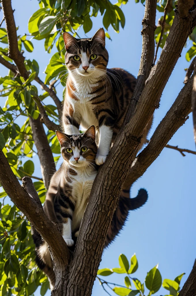 Cat in a tree