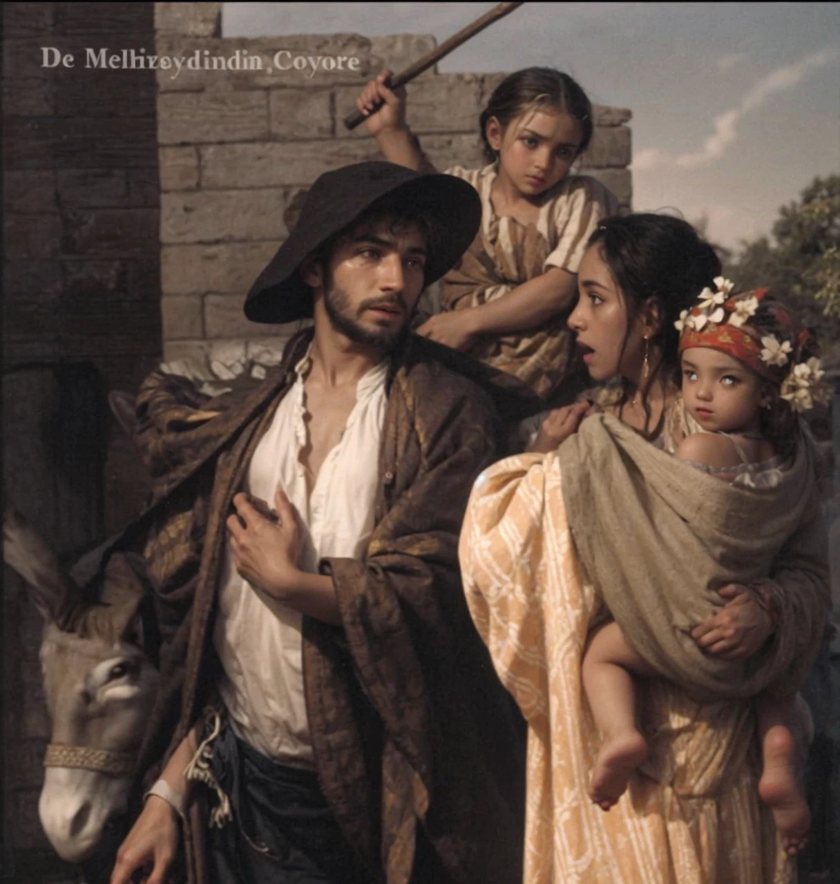 Turn these poor people into white Spaniards with the same clothes 