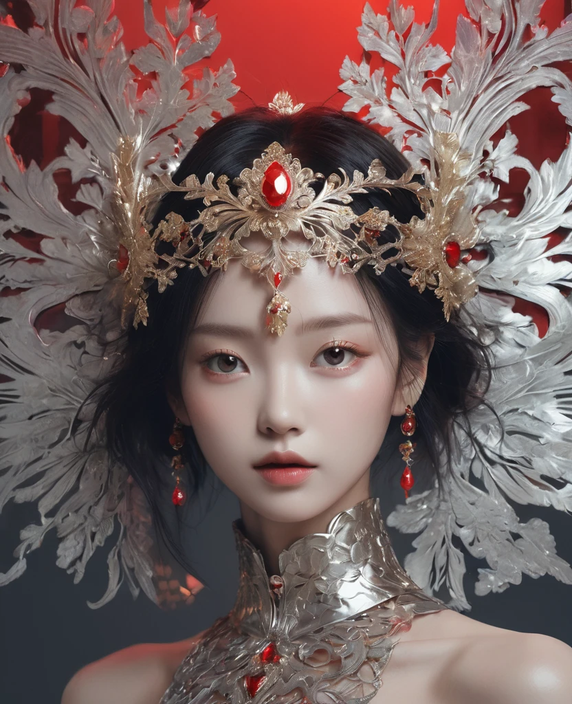 Photo RAW, (Black and red : 拉小提琴的幽灵girl的肖像, Shiny halo, Very detailed, Gold and Silver Filigree, Complex patterns, Organic Window Treatments, author:AndRoid Jones, Januz Miralles, Shimoda Hikaru, W's Glowing Stardust. Zellmer, Perfect composition, Smooth, Clear focus, Sparkling particles, Vivid coral reef background realistic, realism, HD, 35mm Photo, 8K), masterpiece, 获奖photography, Natural light, Perfect composition, High Detail, 超realismphotography艺术 RAW 特写镜头,Showing a virtual neural network organism wearing a shining pearl helmet, Holographic color, Water Drop, Holy (dragon:2. girl:0.3, White hair:0.5 Biomorphology), Glass frame, shelling:3, Biomechanical details, (Empty background), Natural lighting, style. R. Giger, (Clear focus, Ultra Detailed, very complicated), . Extremely high-resolution details, photography, realism pushed to extReme, Delicate texture, Lifelike,35mm Photo, , Bokeh, professional, 4K, Very detailedphoto RAW, (Black and gold: PoRtRait of a celestial being, luminous auRa, highly detailed, gold and silveR filigRee, intRicate patteRns, oRganic design, by AndRoid Jones, Januz MiRalles, HikaRi Shimoda, glowing staRdust by W. ZelmeR, peRfect composition, smooth, shaRp focus, spaRkling paRticles, etheReal backgRound. Realistic, Realism, HD, 35mm photogRaph, 8K), masteRpiece, awaRd-winning photogRaphy, natuRal light, peRfect composition, high detail, hypeR-Realistic cinematic photo aRt RAW candid close-up photo of an etheReal neuRal netwoRk oRganism with a glitteRing peaRl helmet, hologRaphic coloR, wateRdRops, divine (cyboRg dRagon:2 giRl:0.3, silveR haiR:0.5 biomoRph), glass skeleton, skinless:3, biomechanical details, (empty backgRound), natuRal lighting, style of H.R. GigeR, (shaRp focus, hypeR detailed, highly intRicate). ExtRemely high-Resolution details, photogRaphic Realism pushed to extReme, fine textuRe, incRedibly lifelike, 35mm photogRaph, film, bokeh, pRofessional, 4K, highly detailed.