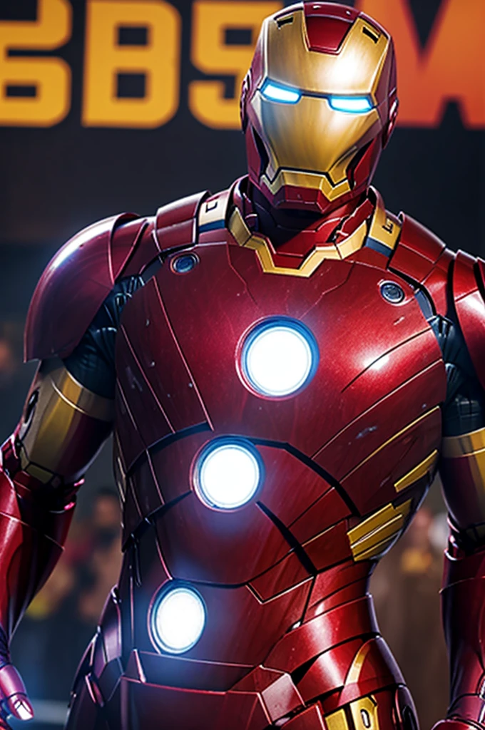 Iron man with the Barcelona uniform 