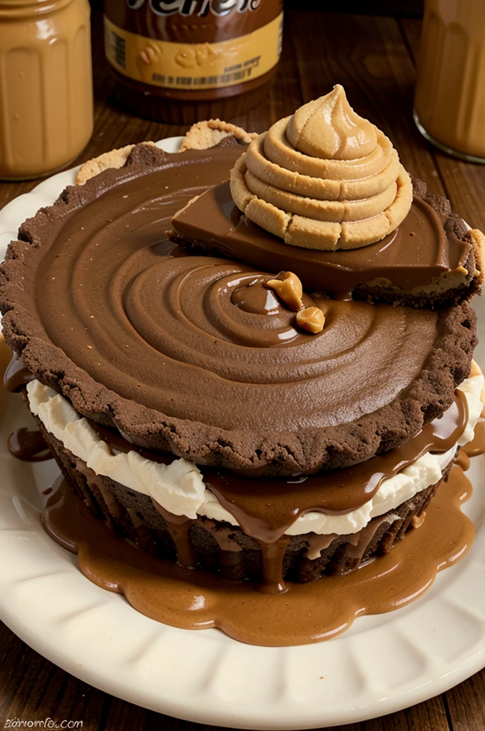 Giant Reese's Peanut Butter Pie