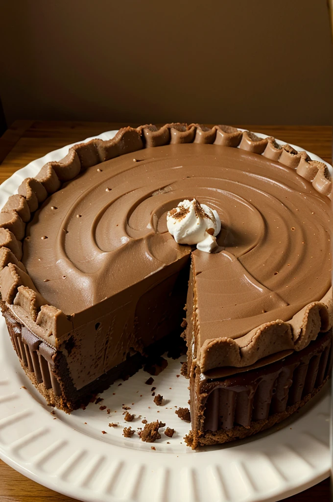 Giant Reese's Peanut Butter Pie