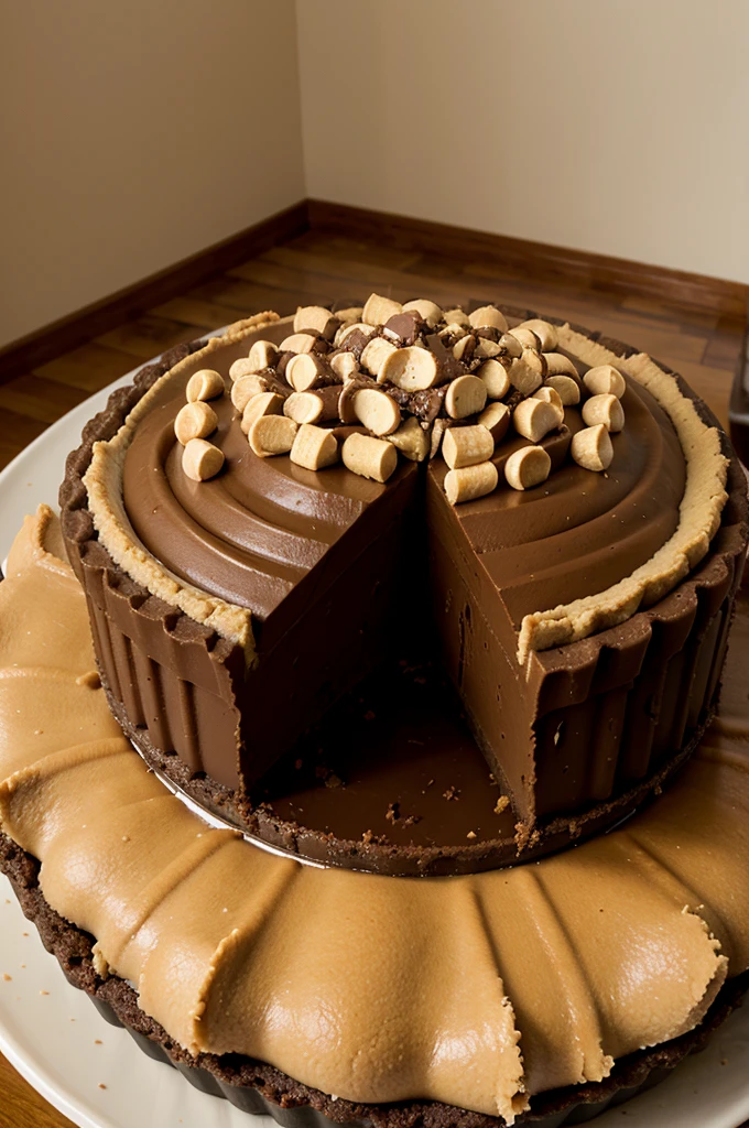 Giant Reese's Peanut Butter Pie