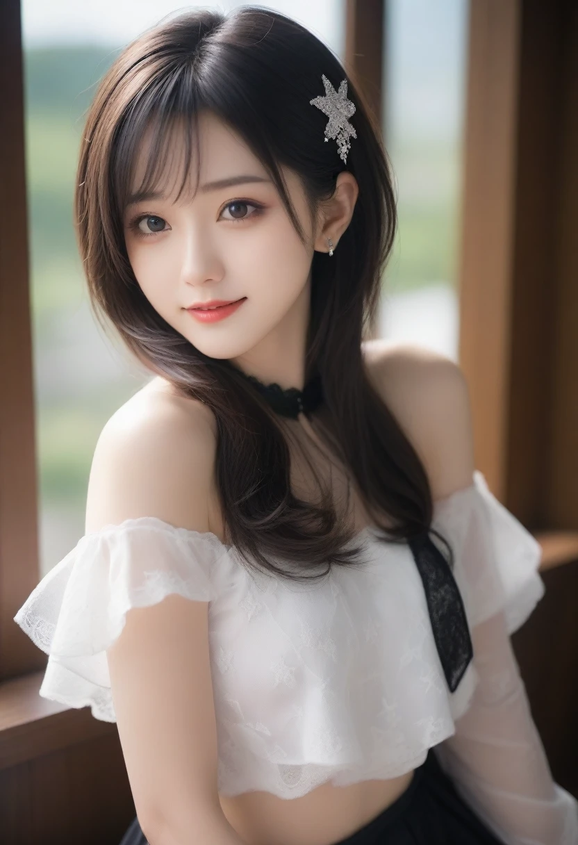 ((18 year old Japanese girl, 1 person)), (((Gothic Lolita Fashion:1.3)),(((Lace off-the-shoulder dress))),(((Outfit with intricate lace detailing))),(Emphasize large breasts:1.3),(European castle background:1.3),(Flowerbed with colorful flowers blooming in the garden),(squat:1.3),(The contrast of light and shadow makes the subject appear three-dimensional),Pretty and beautiful girl,Cute round face,Cute Smile,Blushing,Red lips,(Silvery white hair,Floral knit headband,Half Up、Floral braided space buns,Voluminous fishtail braid,Twisted pan,),(The bangs are see-through),hairpin,hair ornaments,Detailed clothing features,Detailed hair features,Detailed facial features,(Dynamic Angle),BREAK ceremony,((Random sexy poses、put in、Deep pleasure, Ecstatic eyes:1.2)), ((I gasp hard:1.2))、Ecstatic face、Climax expression, Through clenched teeth、My whole body is convulsing、Official Art，Highly detailed CG Unity 8k wallpaper, (masterpiece:1.0),(highest quality:1.0), photo shoot, 8k, Browsing Caution, High resolution, Kodak Portrait 400, Film Grain, Lens flare brilliance,Very low camera angle, View your audience