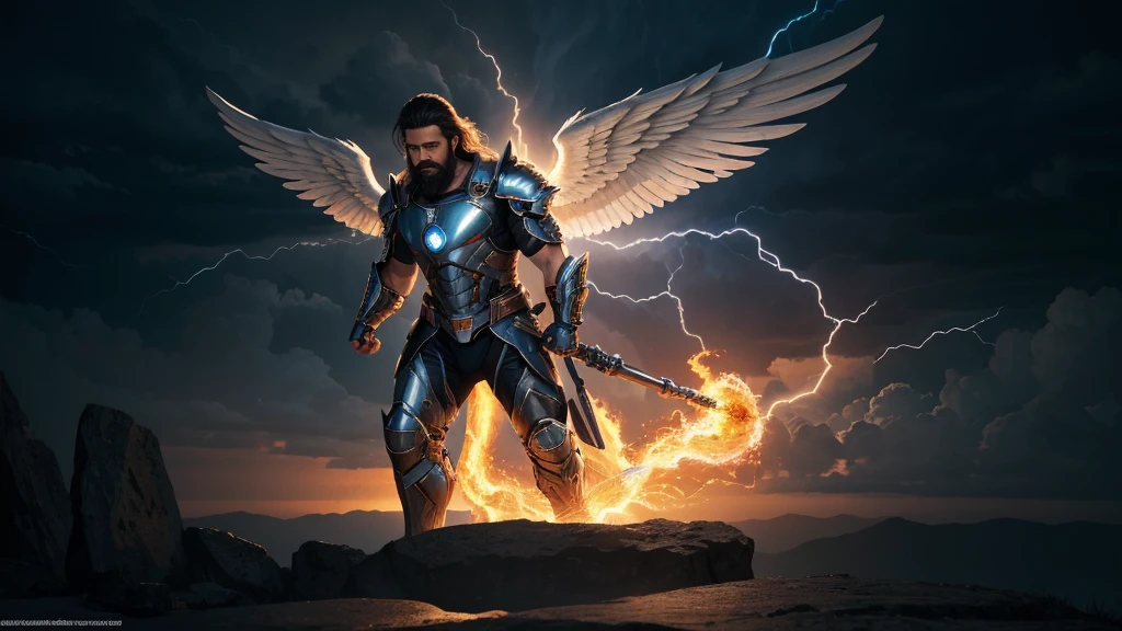 angel, Divine Male Angel, natural, God's Army Angel, angel Masculino de Deus, Strong male angel, God's Army, God's Angel Man, Jewish Beard, Hebrew Angel, Detailed Realistic Man Face, Sky God's, God's Sky Heavens, Realistic Man, celestial armor, Beauty, Blue Thunder, fire azul, Realistic fire azul, realistic thunder, electrical screws, realistic detailed 8k, 16K realistic detail, stark, Detailed realistic color, Detailed realistic thunder, fire azul Realistic 8K, Cores photorrealistic 8K, 8K detailed colors, Nitidez photorrealistic 8K, ULTRAHD Photorealism, Divine fire azul, Divine Electric Blue Thunder, Sombras photorrealistics 8K, Textura photorrealistic, naturey, heavens, heavenly, sky night, beauty sky, natta, majestic, majestic Sky, Naturally Elegant, thunders, Sky thunders, Divine thunder, Linda, doradas, starlight, Heavenly Bolts, Blue Electricity, Blue Screws, Rendering, photorrealistic, UltraHigh Definition, 4K, detailed textures, thunder, detailed shadows, detailed colors, naturey Linda, Great Divine, detailed contrast, realistic contrast, high resolution, detailed colors, realistic detailed 16K, 8k high definition, detailed contrast, realistic contrast, high resolution, detailed colors, fire, villany, realistic detailed, chic,