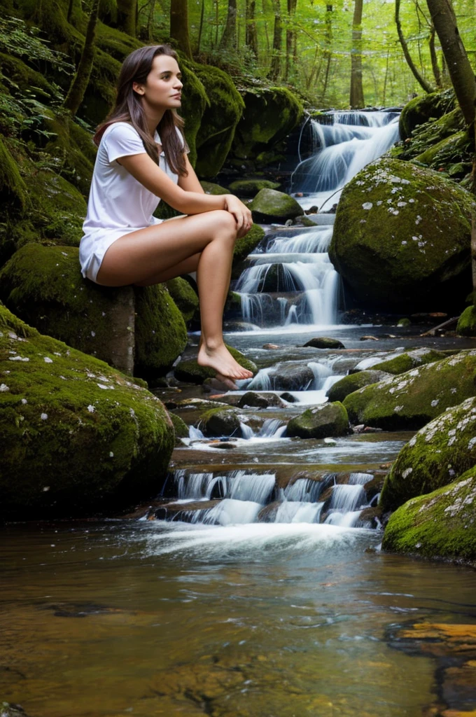 Fille démon nature