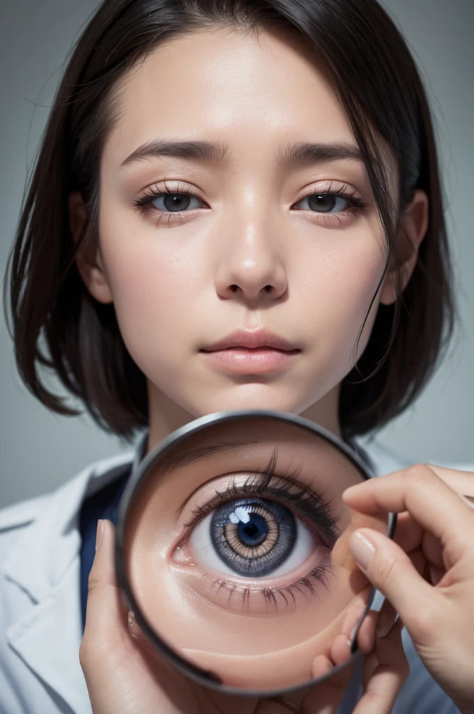 a person failing when trying to implant an eye