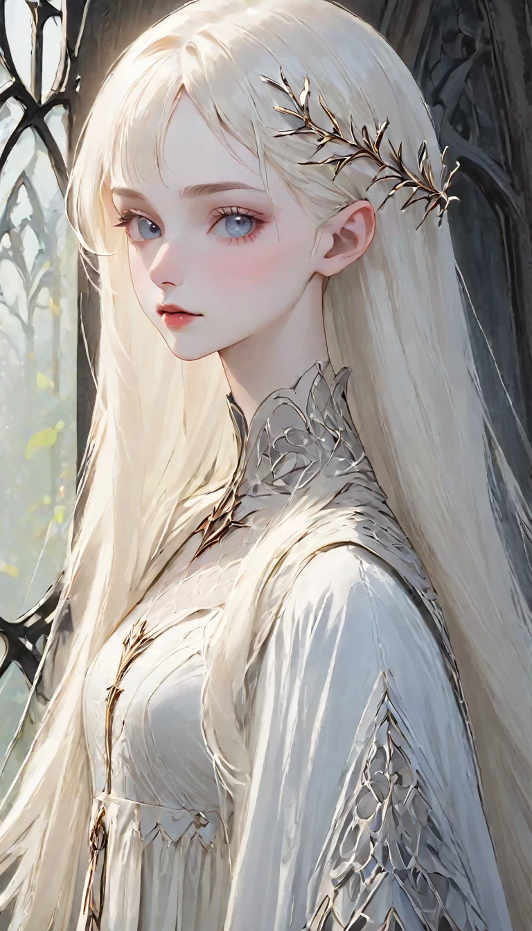 blonde with short white hair, whole body, pale gothic beauty, perfect white-haired girl, with long white hair, very beautiful elven top model, pale white skin, have long white hair, blonde hair, with white skin, pale white skin!!, very pale white skin, extremely pale white skin, very beautiful goth top model