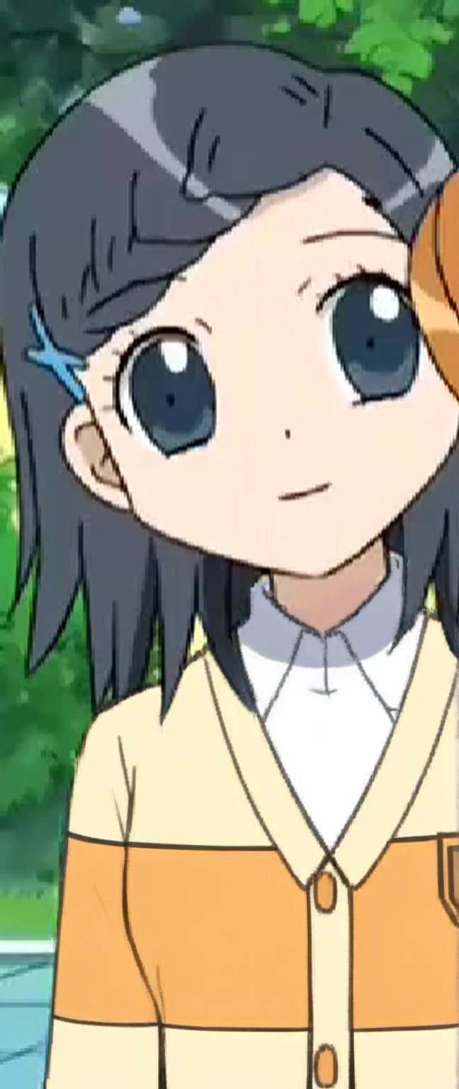 anime girl with a Blue dress,